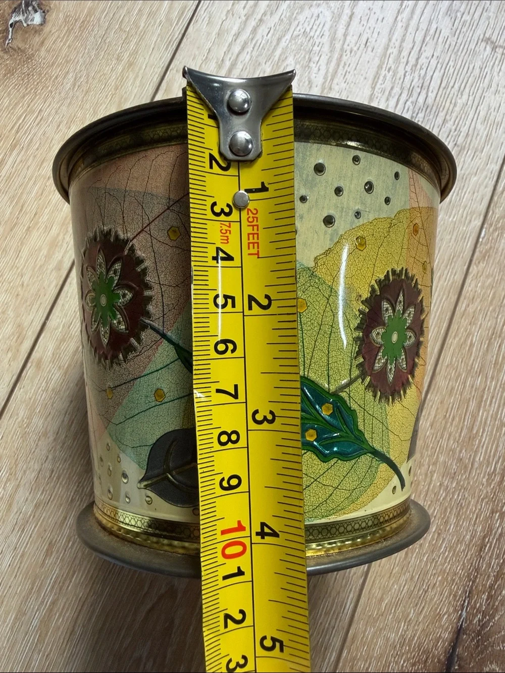 Vintage Baret Ware Art Grace Tin Container Art Deco Baretware Made in England